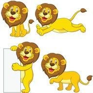 Cartoon Lion Clip Art N75
