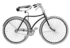 Vintage Bike drawing