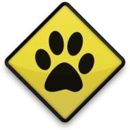 Yellow Paw Print N4