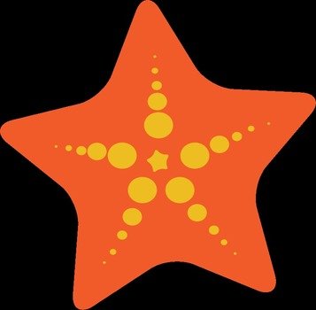 Starfish Clip Art N87