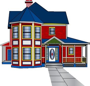 Car And House Clip Art N3