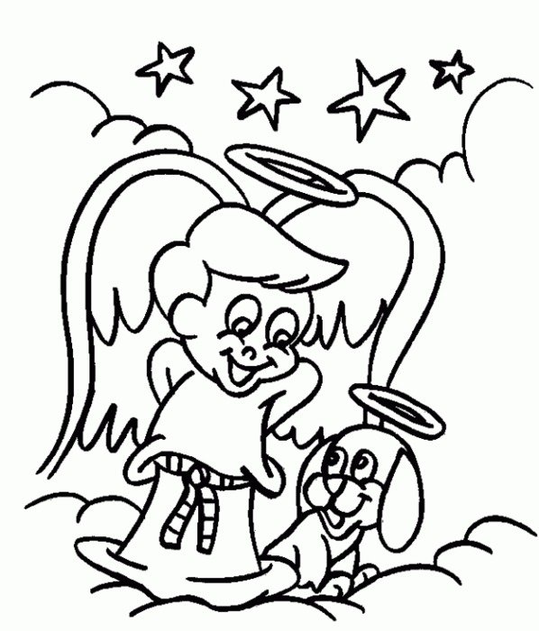 Angel Coloring Pages N10