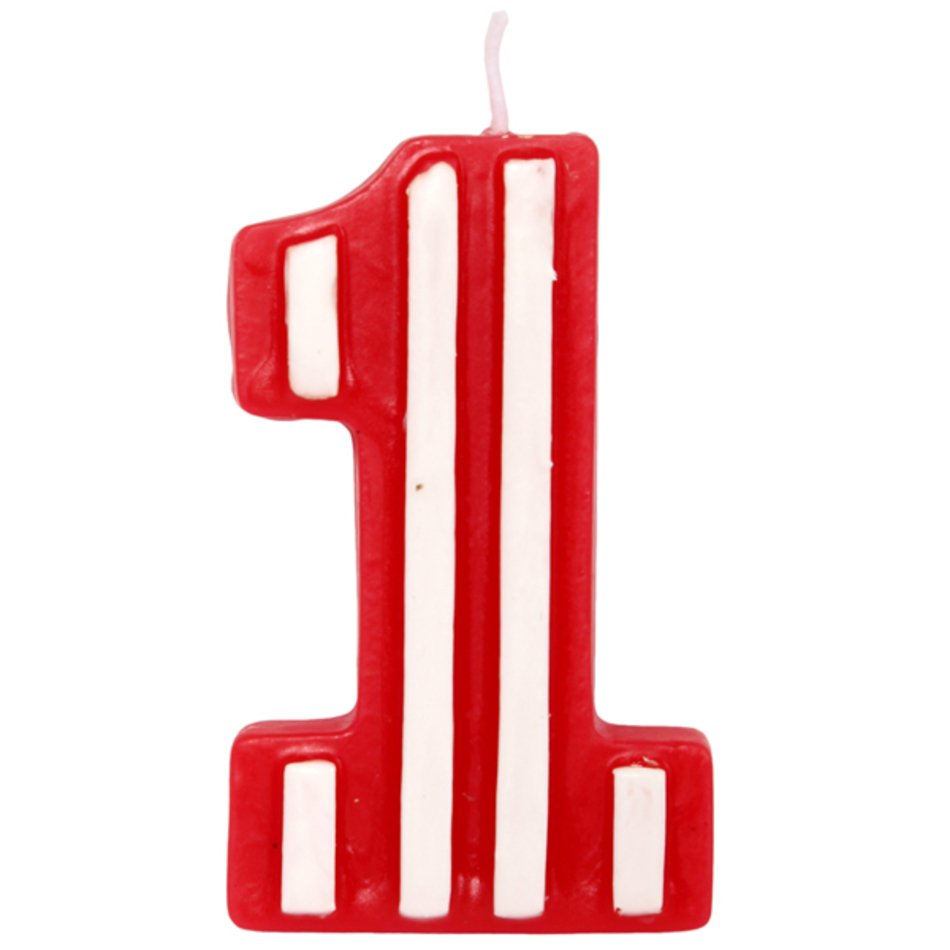 Red Birthday Candle