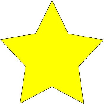 Small Yellow Star Clip Art N2