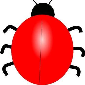 Ladybug Clip Art Template