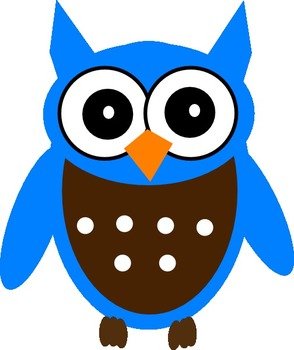 Blue Owl Clip Art N30