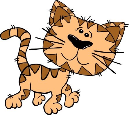 Cat Walking Clip Art N10