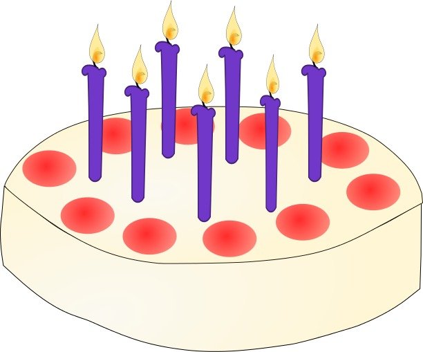 Birthday Cake Clip Art N324