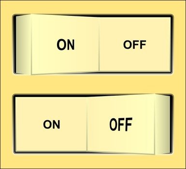 On Off Light Switch Clip Art
