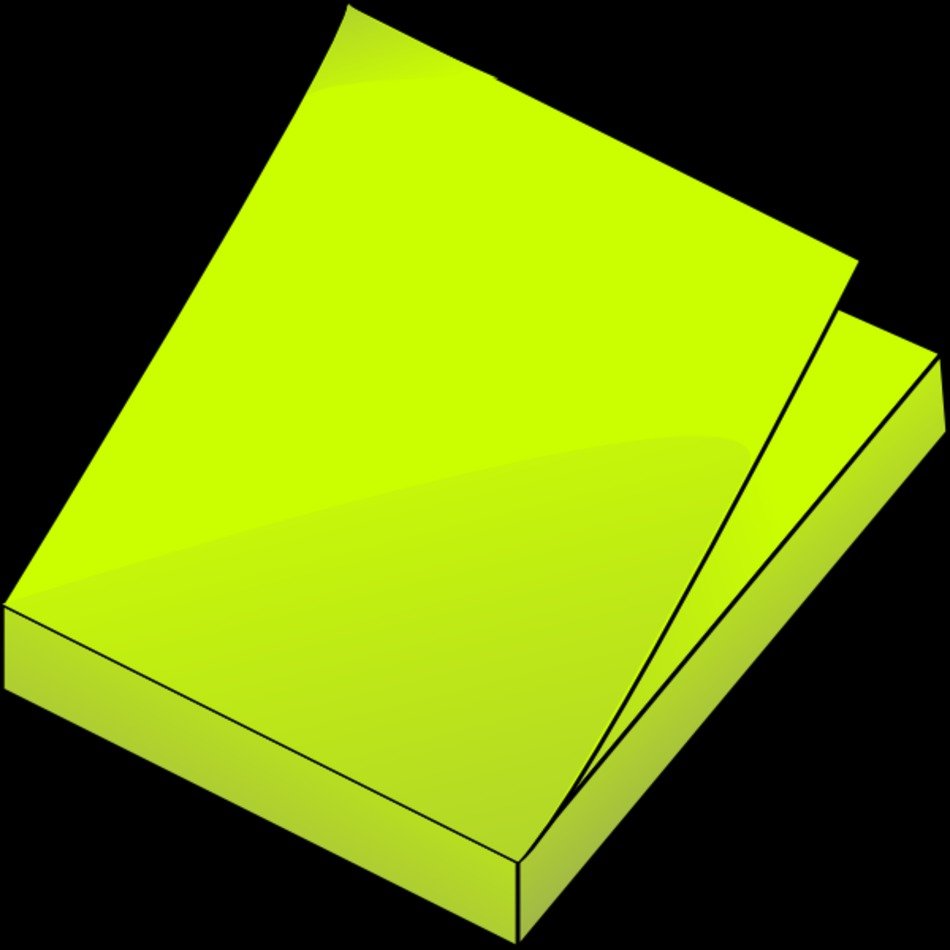 Post It Note Pad Clip Art