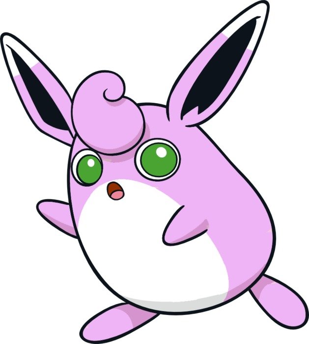 İllustration of cute Pokemon Wigglytuff