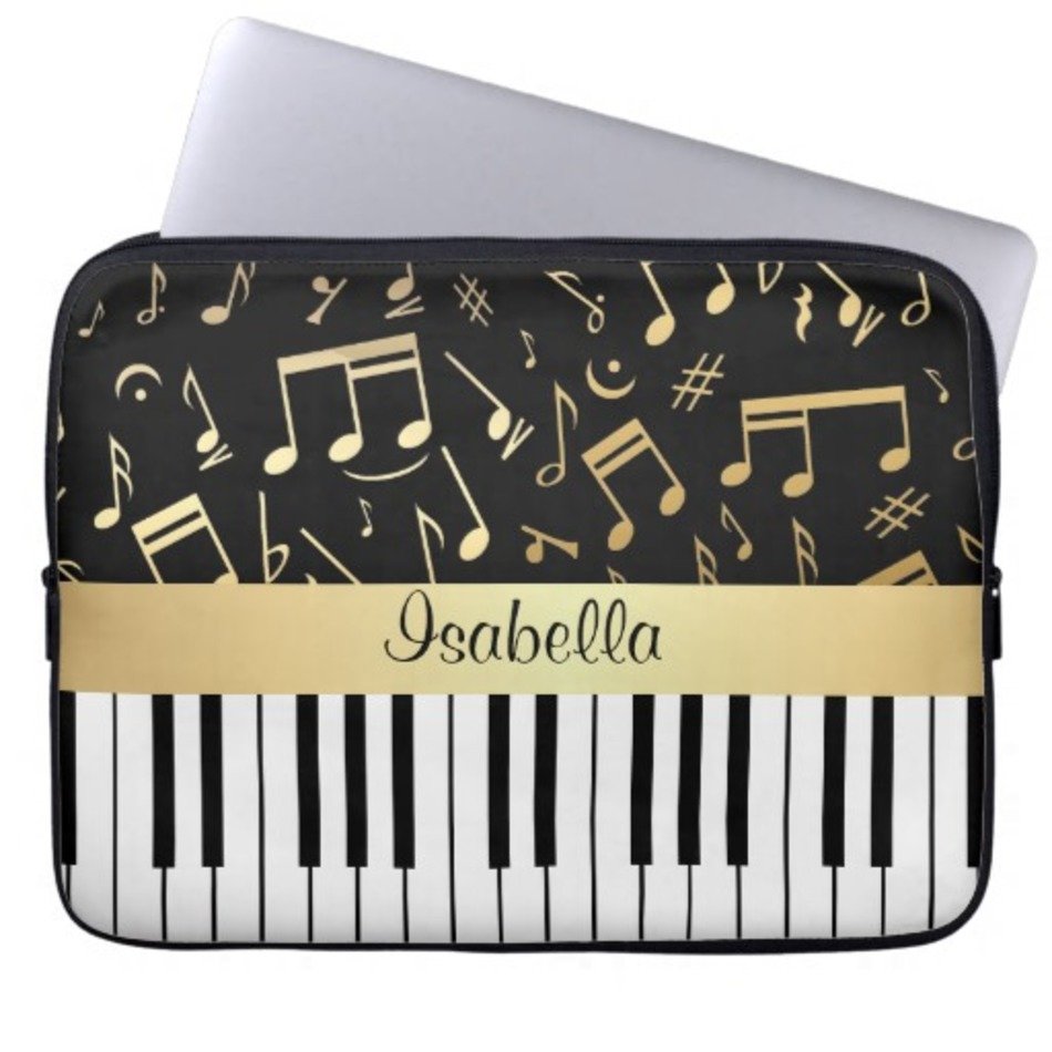 Music Notes Laptop Sleeves
