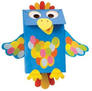paper square parrot