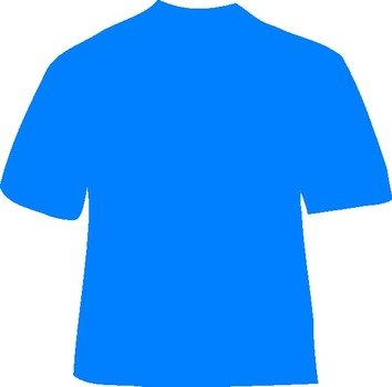 Blue Shirt Clip Art N18