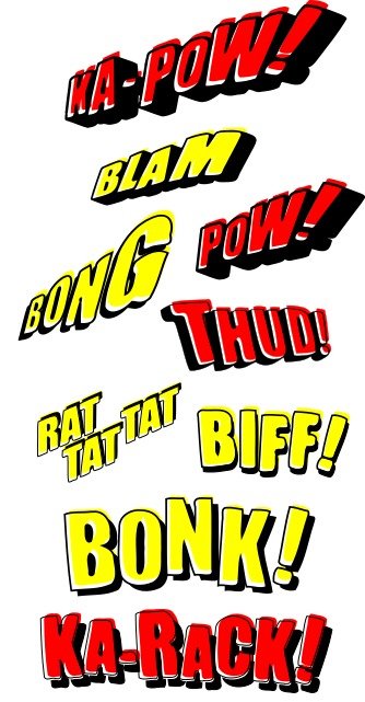 Comic Book Clip Art N32