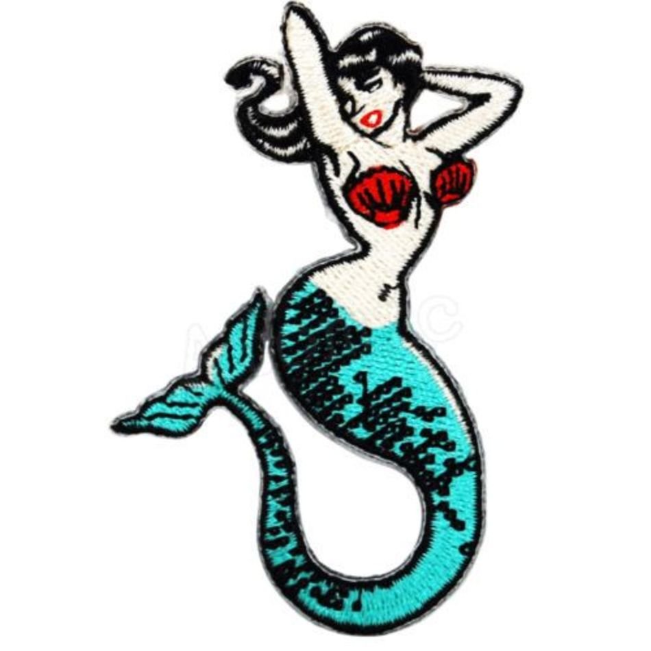 Pin Up Mermaid Tattoo N2