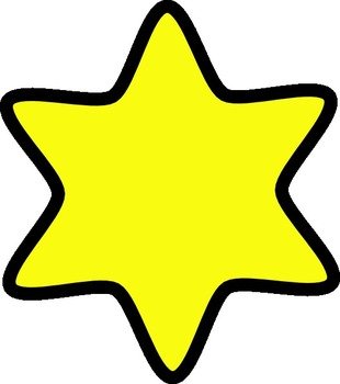 Yellow Star Clip Art N65