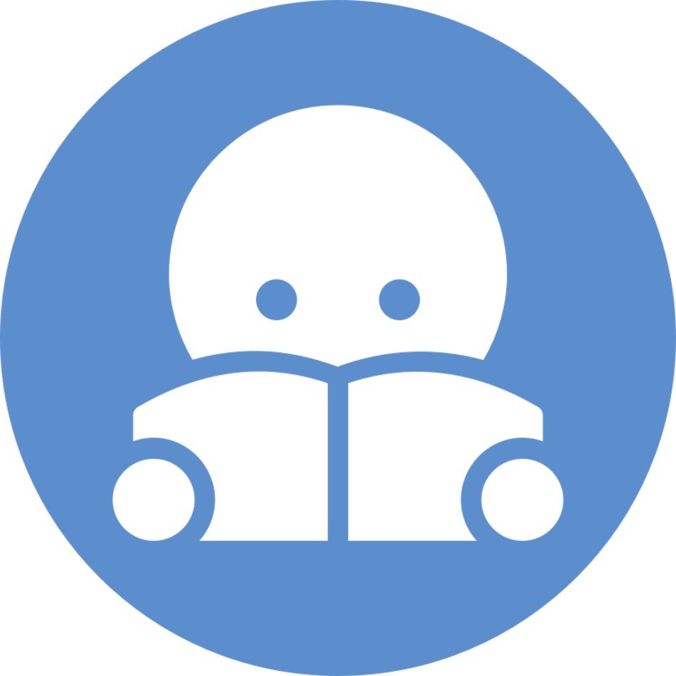 Icon Of Reading clipart