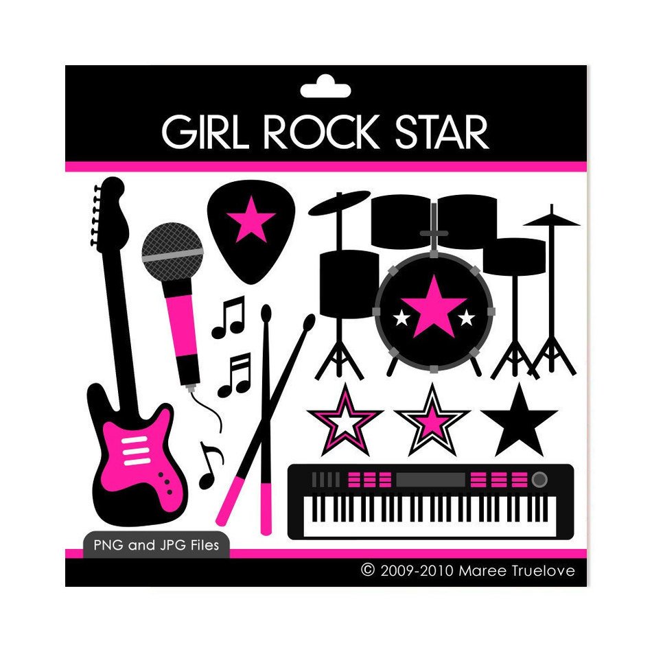 Boy Rock Star Clip Art N3
