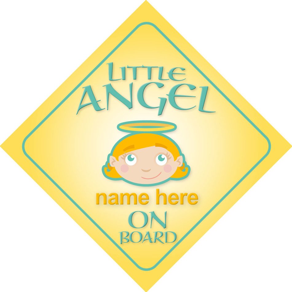 Angels On Board Sign