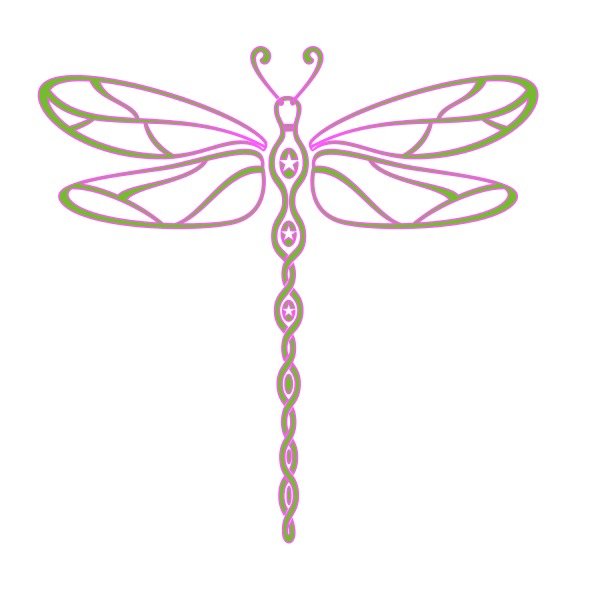 Cute Dragonfly Clip Art N9