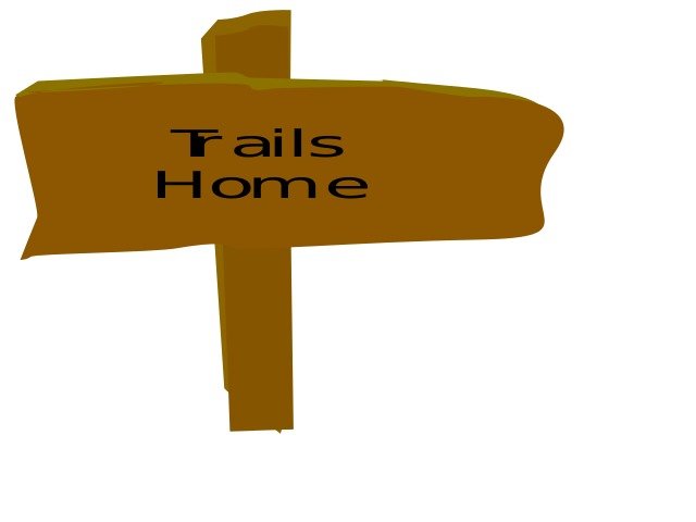 Canyon Clipart Trail Sign From Box Signsvg