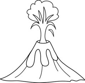 Volcano Coloring Pages N6
