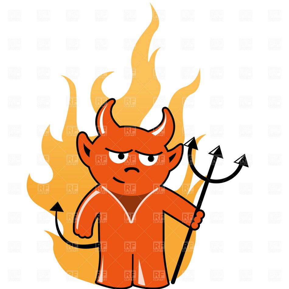 Devil Trident Clip Art N2 free image download