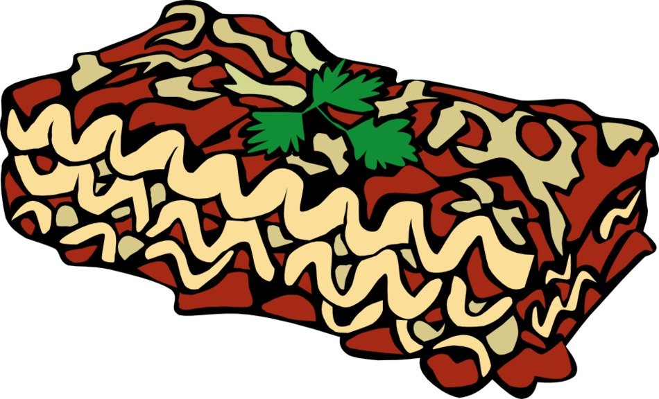 Lasagna Clip Art N14
