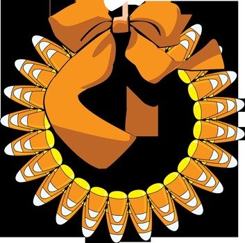 Candy Corn Clip Art N49