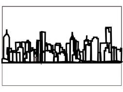 New York City Skyline Silhouette Clip Art N10
