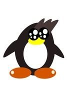 drawing of a little penguin