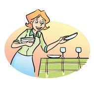 Set Table Clip Art N6