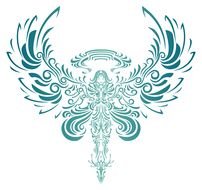 Angel Wings Tattoo Design drawing