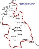 County Tipperary Ireland Map