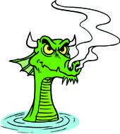 Cartoon Dragon N14