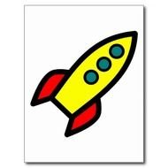 Cartoon Rocket Ship Clip Art N44