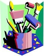 Cartoon Craft drawing