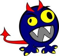 Funny Monster Clip Art N29
