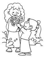 Mothers Day Coloring Pages N4