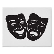Drama Masks Comedy Tragedy N6