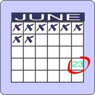 Mark Your Calendar Clip Art N34