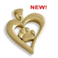 Open Hearts Paw Print