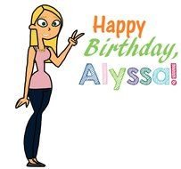 Happy 18th Birthday Alyssa as a picture for a clipart