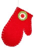 Felted Wool Mitten Pattern Template