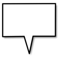 Cartoon Speech Bubble Clip Art N11