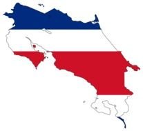 Costa Rica Flag drawing