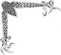 Celtic knot as a pattern