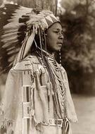 portrait of an American Indian boy