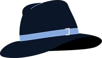 Clipart of Fedora Hat